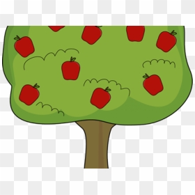 Picture Of An Free - Cartoon Transparent Apple Tree Png, Png Download - apple tree png