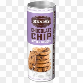 Mandys Chocolate Chip Butter Cookies, HD Png Download - chocolate chip cookie png