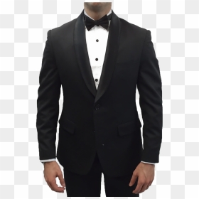 Italian Super Black Custom Made Tuxedo Mr Custom Made - Black Tuxedo, HD Png Download - tuxedo png