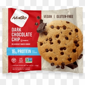 Nugo Dark Chocolate Chip Cooki, HD Png Download - chocolate chip cookie png
