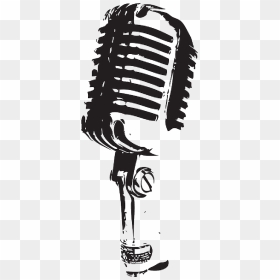 Old, Microphone, Record, Sound, Antique, Fashioned, - Transparent Background Mic Clipart, HD Png Download - microphone png transparent