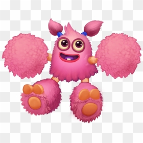 Pom Pom Baby Clip Arts - My Singing Monsters Baby Pompom, HD Png Download - pom pom png