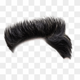 Hair Png Left Side, Transparent Png - black hair png