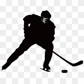 Ice Hockey Hockey Puck Field Hockey Hockey Stick - Hockey Player Silhouette Png, Transparent Png - hockey stick png