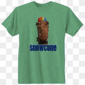 Whos On First Apparel Snowcone Tee In Triblend Green - Gelato, HD Png Download - snow cone png