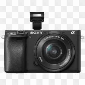 Alpha 6400 Premium Digital E Mount Aps C Camera Kit - Sony A 600, HD Png Download - vintage camera png