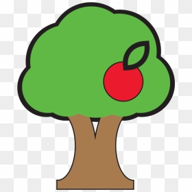 Apple Tree Logo - Cartoon Apple Tree, HD Png Download - apple tree png