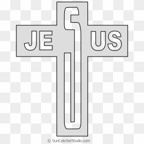 Cross , Png Download - Free Printable Christian Stencils, Transparent Png - upside down cross png