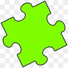 Puzzle Piece Heart Clipart Picture Free Stock Green - Clip Art, HD Png Download - puzzle pieces png