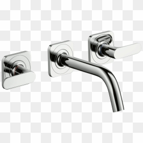 3 Hole Basin Mixer For Concealed Installation Wall - Axor Citterio M Wandmontage, HD Png Download - hole in wall png