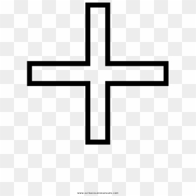 Medical Cross Coloring Page - Cross, HD Png Download - upside down cross png