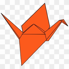Crane Svg Clip Arts - Origami Clipart Png, Transparent Png - crane png
