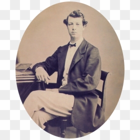 Revert Henrique Klumb 1861 - Sitting, HD Png Download - tuxedo png