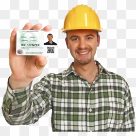 Transparent Construction Worker Png - Trabalhador Com Sinal De Polegar Positivo, Png Download - construction worker png