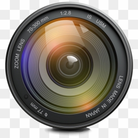Photography Lens Png Vector Freeuse Library - Canon Camera Lens Png, Transparent Png - lens png