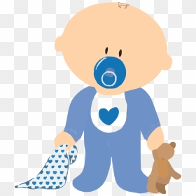 Baby Boy Clipart, HD Png Download - pacifier png