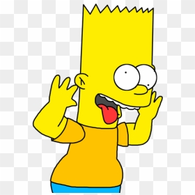 Simpsons Drawing To Draw Bart Transparent Png Clipart - Bart Simpson, Png Download - bart simpson png