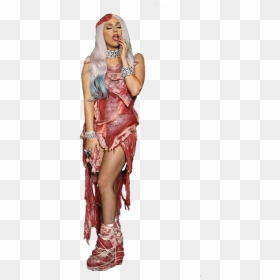 Lady Gaga Meat Dress Png By Heavyfallentears-d4714bq - Lady Gaga Meat Dress Png, Transparent Png - lady gaga png