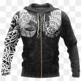 New Zealand Maori Hoodie, HD Png Download - thor hammer png