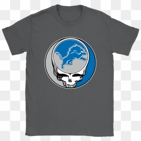 Nfl Team Detroit Lions X Grateful Dead Logo Band Shirts - Grateful Dead Steal Your Face, HD Png Download - detroit lions logo png