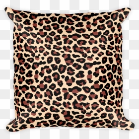 Leopard Print Pillow Swish Embassy - Leopard Pillow Png, Transparent Png - leopard print png