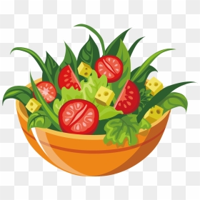 Vegetables Clipart Salad Vegetable - Vegetable Salad Vector Png, Transparent Png - vegetable png