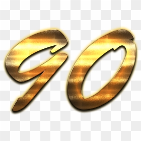 90 Number Golden Png - Body Jewelry, Transparent Png - gold dots png