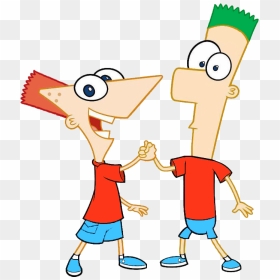 Phineas And Ferb Transparent, HD Png Download - bart simpson png