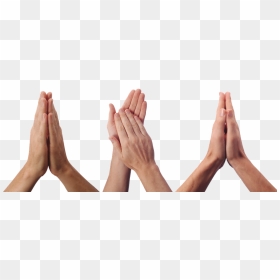 Sign Language, HD Png Download - prayer hands png