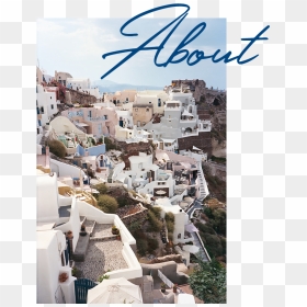Aboutpage - Santorini, HD Png Download - hiker png