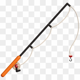 Fishing Rod Fishing Reel Clip Art - Fishing Rod Png Clipart, Transparent Png - fishing rod png