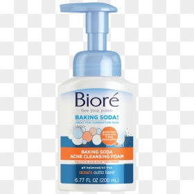 Biore Baking Soda Acne Cleansing Foam , Png Download - Biore Baking Soda Cleanser Foam, Transparent Png - baking soda png