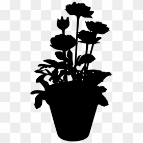 Transparent Background Potted Plants Clipart, HD Png Download - flower pot png