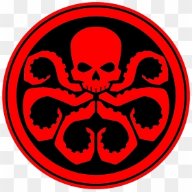 Skull With Tentacles Logo, HD Png Download - red skull png