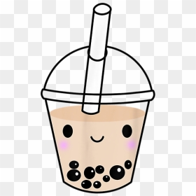 Cute Kawaii Drawings Boba - Cute Kawaii Bubble Tea, HD Png Download - boba png