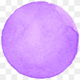 Circle Clipart Watercolor - Purple Water Color Splash Png, Transparent Png - watercolor circle png