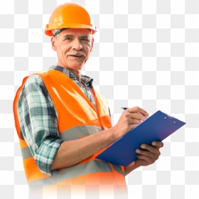 Happy Construction Site Foreman2 - Construction Worker, HD Png Download - construction worker png
