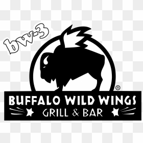 Buffalo Wild Wings Logo Png - Black Buffalo Wild Wings Logo, Transparent Png - buffalo bills logo png
