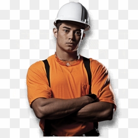 Hard Hat, HD Png Download - construction worker png