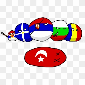 Polandball Wiki - First Balkan War Cartoon, HD Png Download - war png