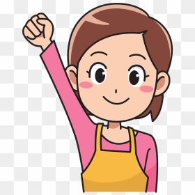 Woman Office Worker Cartoon, HD Png Download - happy person png