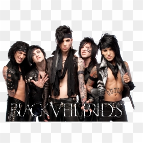 Black Veil Brides Group, HD Png Download - andy biersack png