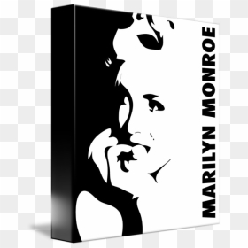 Marilyn Monroe Silhouette Final By Kevin Tillett - Marilyn Monroe Wall Painting, HD Png Download - marilyn monroe png