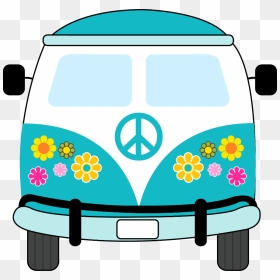 Volkswagen Drawing Hippie - Hippy Clipart, HD Png Download - hippie png