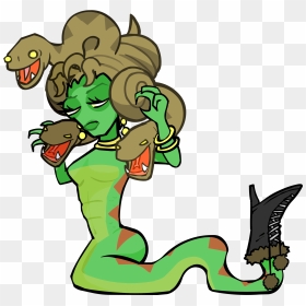 Castle Crashers Wiki - Evil Snake Lady Castle Crashers, HD Png Download - medusa png