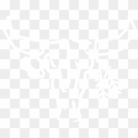 Hippie Cows Mark-11 - Johns Hopkins Logo White, HD Png Download - hippie png