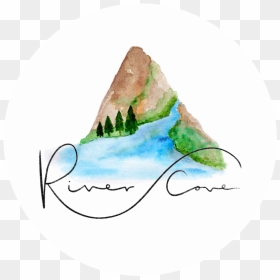 Mountain Plus Text Circle, HD Png Download - watercolor circle png