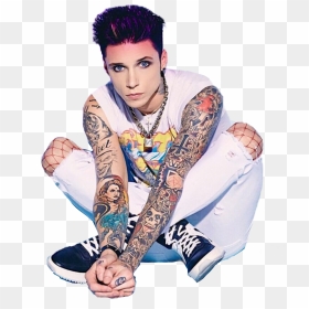 #andybiersack #andy #biersack #freetoedit #andyblack - Black Veil Brides Photoshoot Ap, HD Png Download - andy biersack png