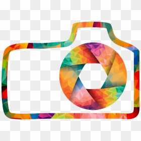 Photographer Clipart Photography Contest - Colorful Camera Logo Png, Transparent Png - camera silhouette png