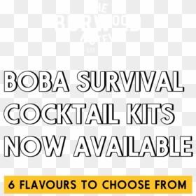 Boba Kit Website Cover Sticker - Parallel, HD Png Download - boba png